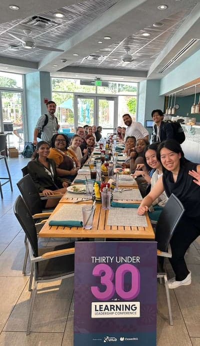 Learning Guild 30 Under 30 cohort gathering