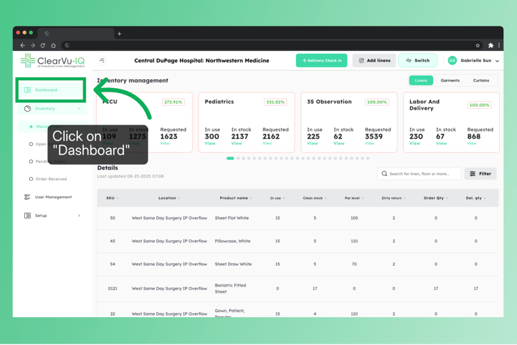 Preview of the ClearVu customer enablement experience