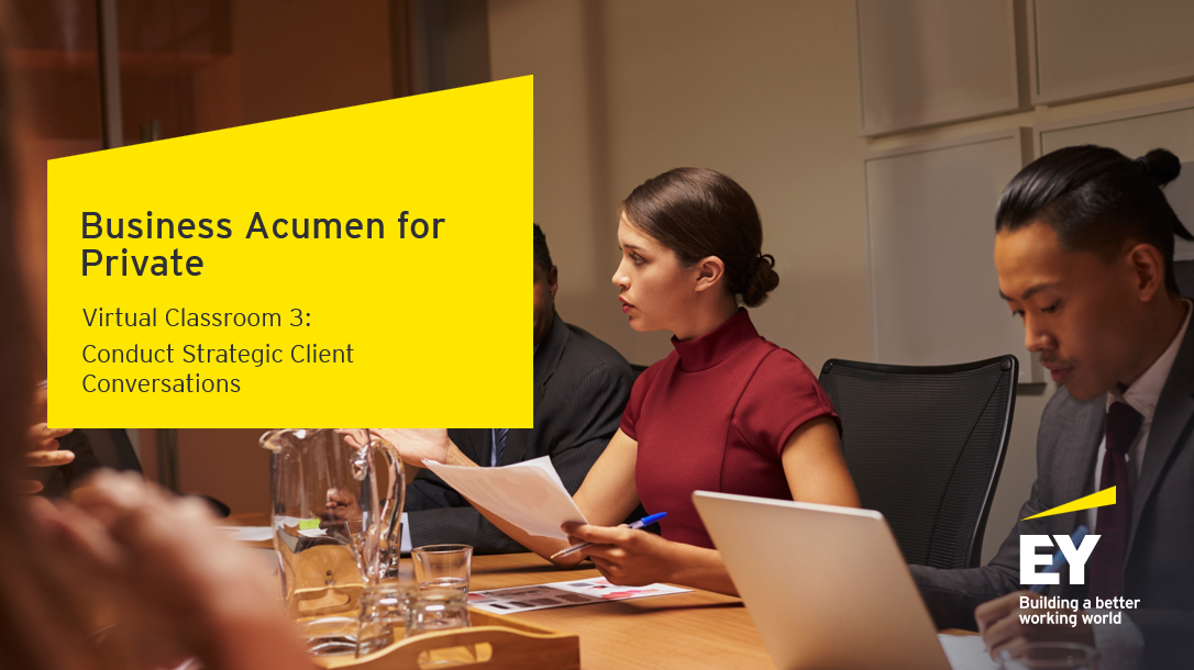 Virtual Classroom 3: Conduct Strategic Client Conversations cover