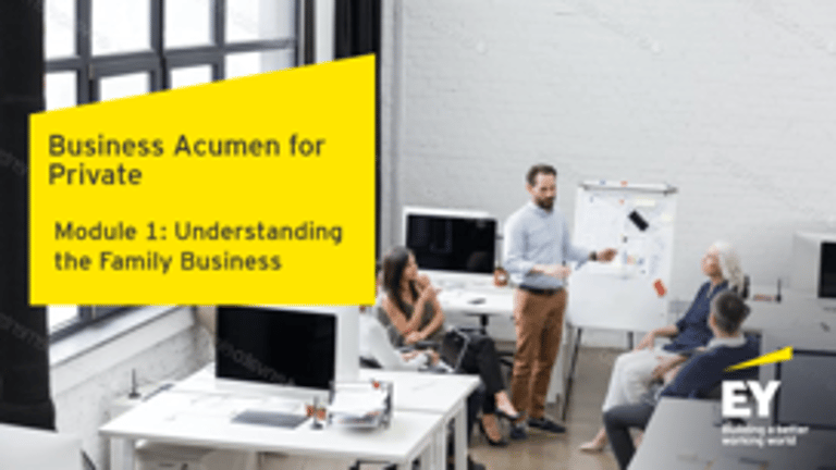 Understanding the Family Business module cover